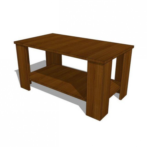 Dohányzóasztal 90x50x45cm Dohányzó Asztal Standard - Választható szín_