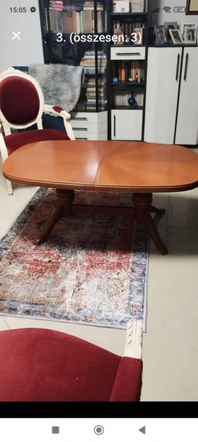 Doh�nyz�asztal + 2 fotel