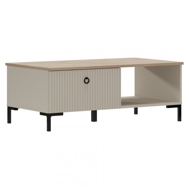 Doh�nyz�asztal, sz�rk�sbarna Taupe/silverjack t�lgy, DOMCA 1S