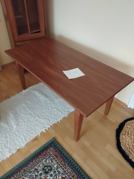 Dohnyzasztal asztal tmr fa j nem hasznlt 125x65 cm