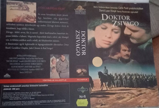 Doktor Zsivg - kaland VHS - Omar Sharif