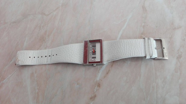 Dolce Gabanna "Vonalkódos" eredeti Női quartz karóra