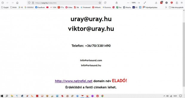 Domain név eladása - Netrefel.net