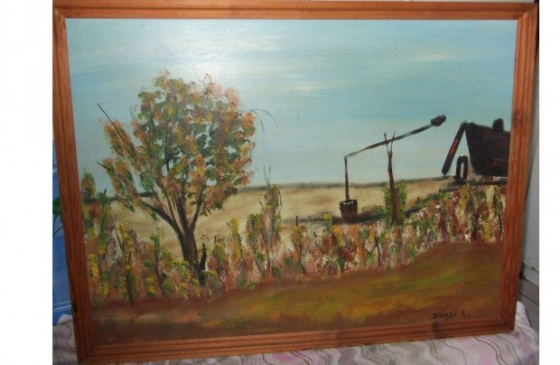 Dombi Lajos olaj festmnye 74x62