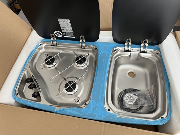 Dometic MO7103 kombinált gázfőzőlap és mosogató