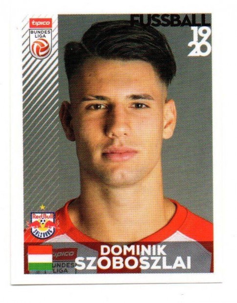 Dominik Szoboszlai FC Salzburg Rookie 20-21 Panini #23 els matrica