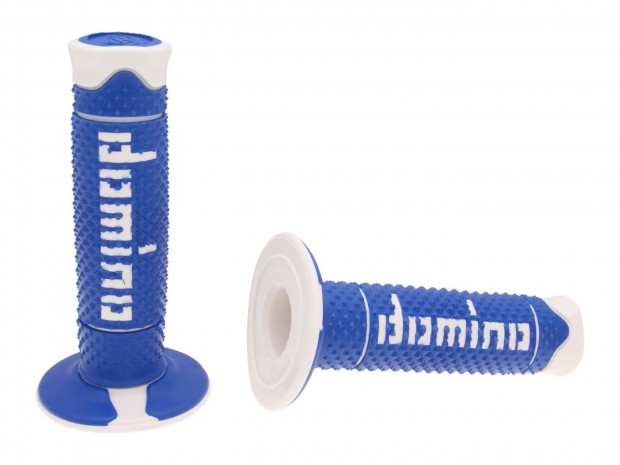 Domino A260 off-road kék/fehér kormánymarkolat szett
