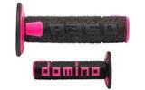 Domino A360 Offroad markolat Fekete / Rózsaszín (zárt végű)