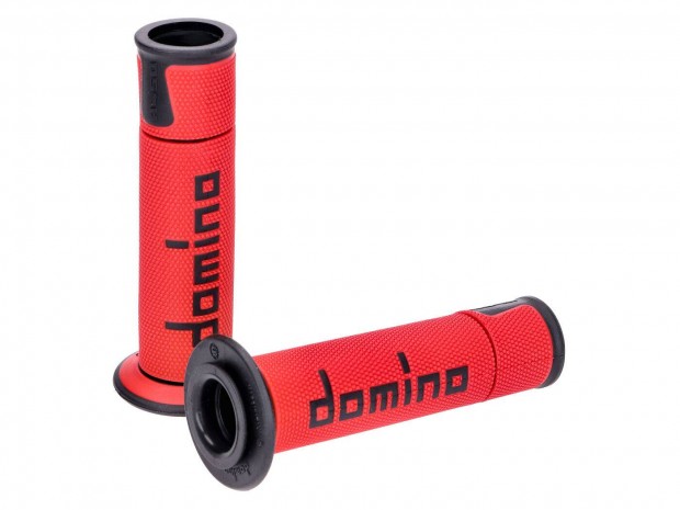 Domino A450 On-Road Racing markolat készlet piros/fekete nyitott végek