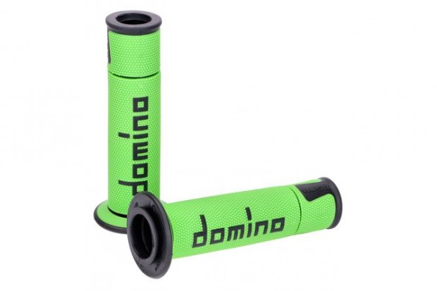 Domino A450 kormány markolat aszfaltra versenyzéshez zöld / fekete (ny