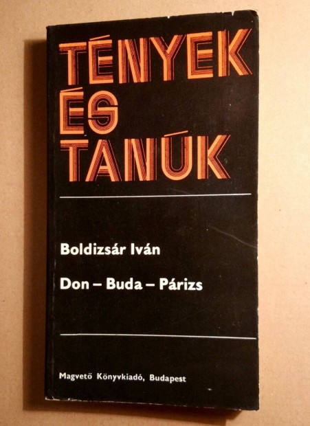 Don-Buda-Prizs (Boldizsr Ivn) 1983 (foltmentes) 8kp+tartalom