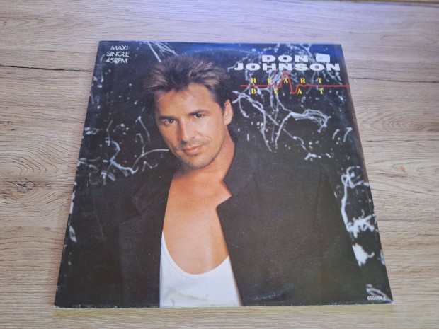 Don Johnson - Heart Beat maxi bakelit lemez ! LP