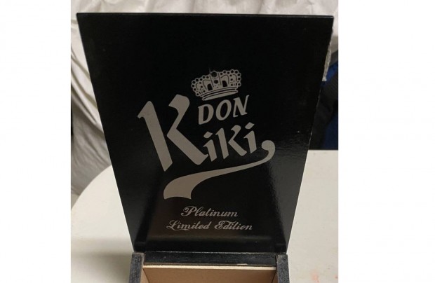 Don Kiki platinum limited edition szivaros doboz