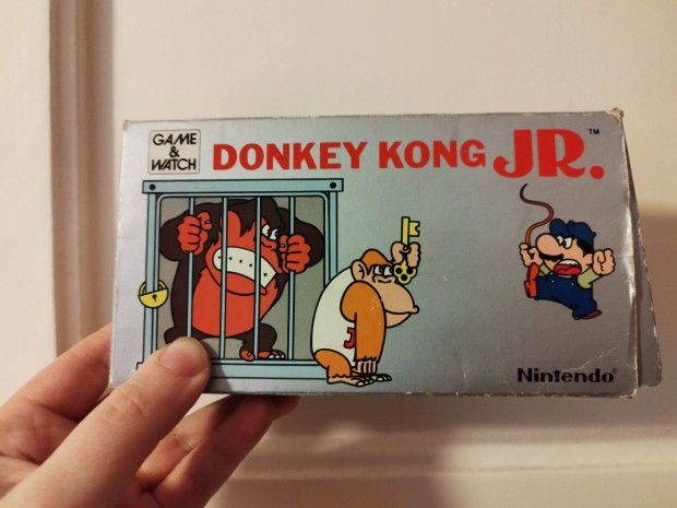 Donkey Kong Jr. Game & Watch Nintendo 1982 Eredeti Dobozban