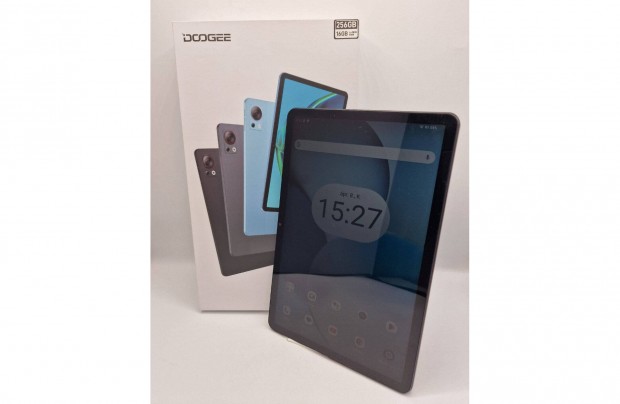 Doogee T30S tablet, 256GB, 16GB RAM, 11" FHD+ IPS, fekete, használt
