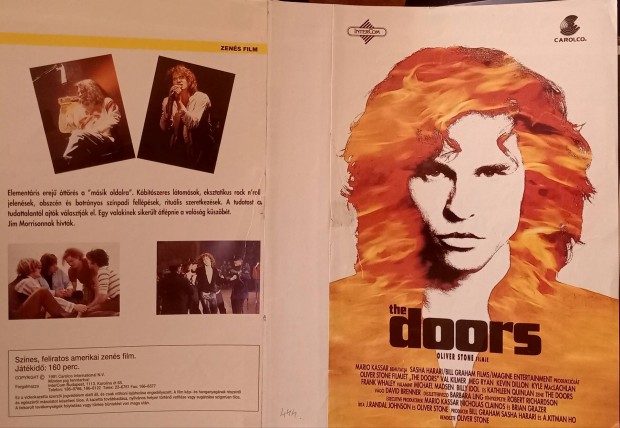 Doors - zens vhs - Val Kilmer - nagytok