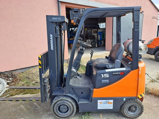 Doosan 1.5 tonns targonca 148 zemrval