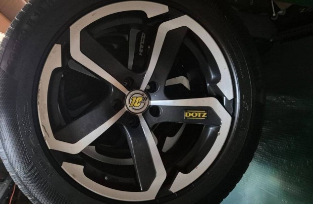 Dotz Hanzo 18"-os alufelni garnitra Conti Wintercntact 850P 235/60R18