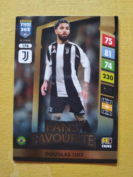 Douglas Luiz (Juventus) FIFA 365 2025 Fans Favourite focis krtya