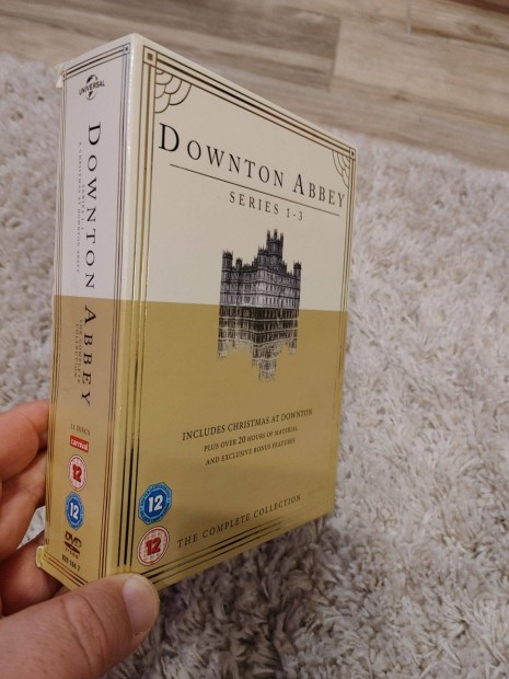 Downton Abbey 1-3 rsz 3-5-3 db dvd lemez csak angol nyelv