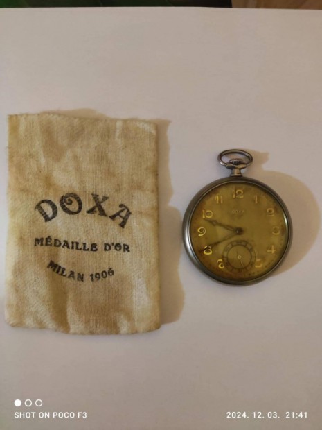 Doxa zsebora 1906 mkdkpes karcmentes llapot