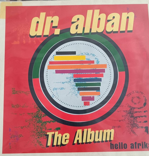 Dr Alban Hello Afrika lp album (bakelit lemez)