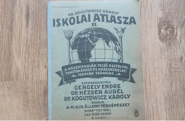 Dr Kogutowicz Kroly Iskolai Atlasza ll