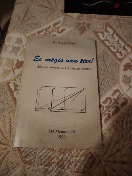 Dr Korom Gyula És mégis van éter!