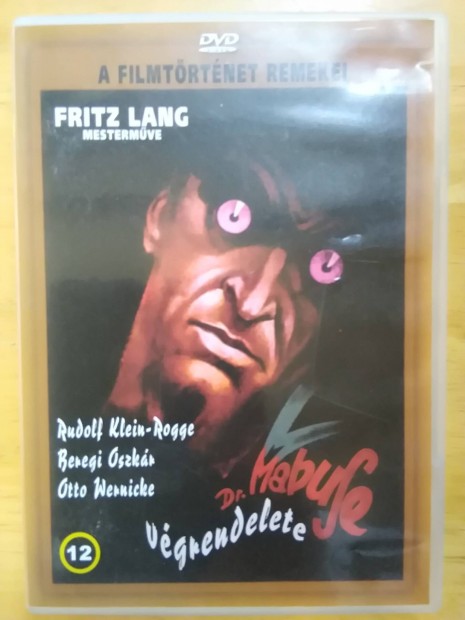 Dr Mabuse végrendelete újszerű dvd Fritz Lang
