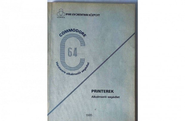 Dr.Makra Ernn, Commodore C64 Printerek Alkalmazi segdlet 1985