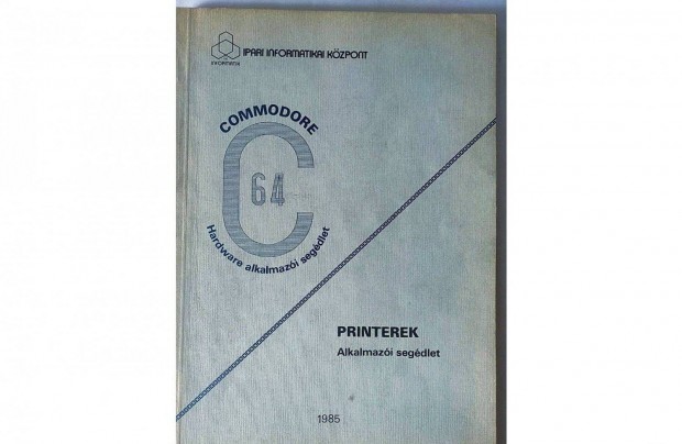 Dr.Makra Ernn, Commodore C64 Printerek Alkalmazi segdlet 1985