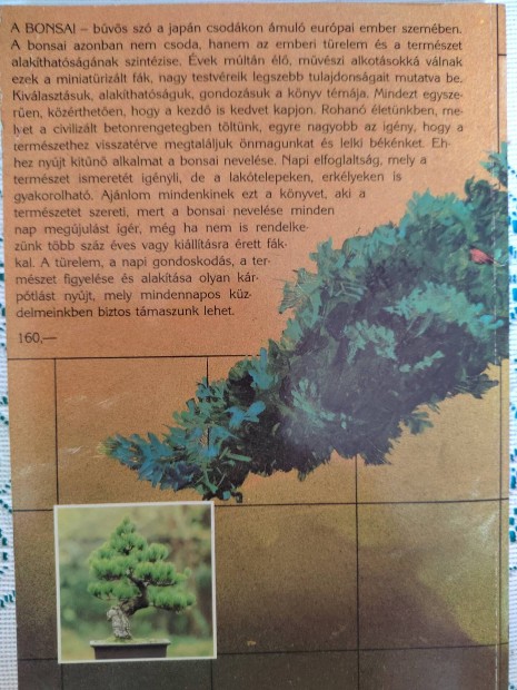 Dr. Csaba János: Bonsai c. könyv mi