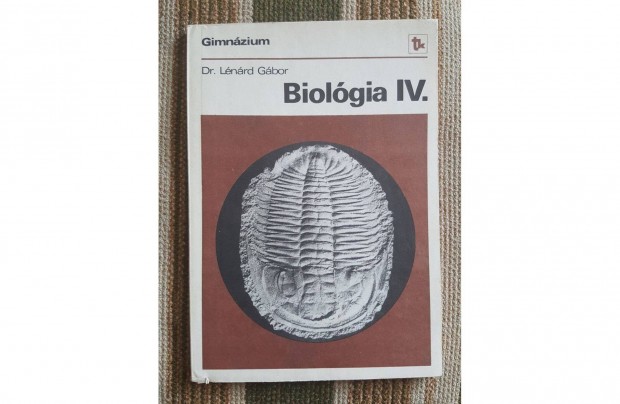 Dr. Lénárd Gábor: Biológia IV., gimnázium