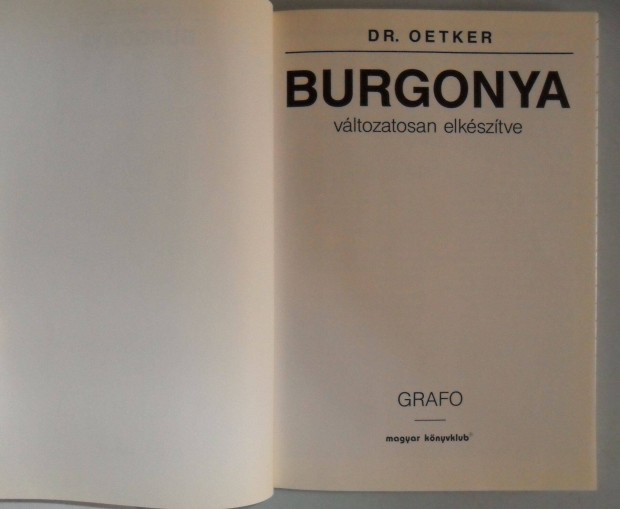 Dr. Oetker- Burgonya vltozatosan elksztve