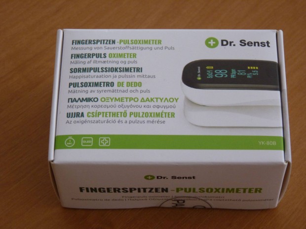 Dr. Senst YK-80B ujjra csiptethet Pulzoximter (j, bontatlan)