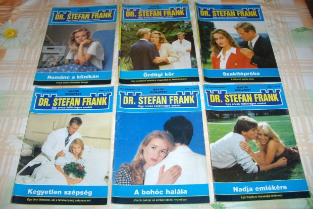 Dr. Stefan Frank romantikus fzetek ( 12db egyben 2200Ft )