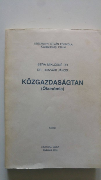 Dr. Sziva - Dr. Honvri Kzgazdasgtan (konmia)