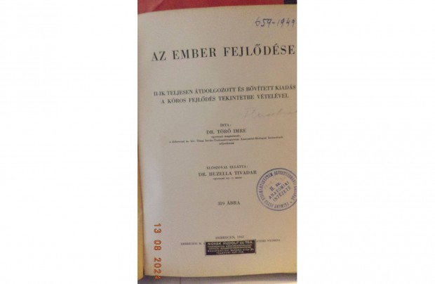 Dr. Tr Imre: Az ember fejldse