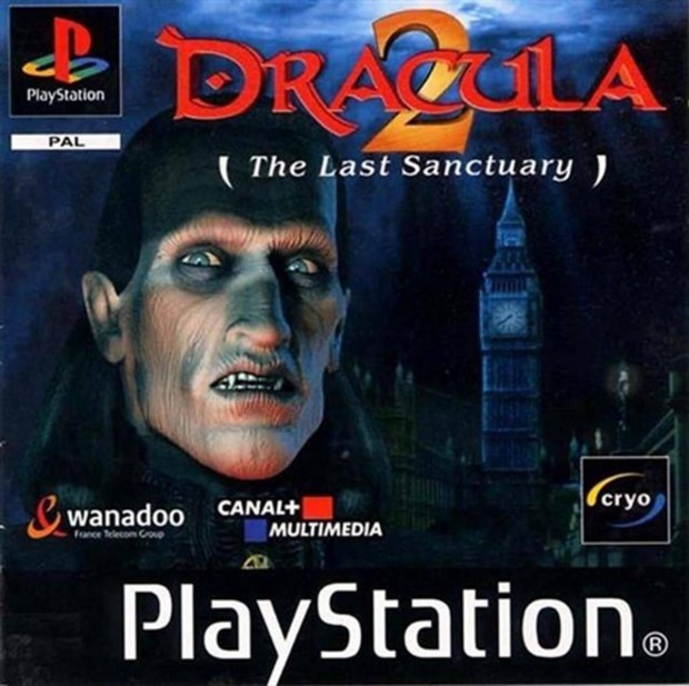 Dracula 2 The Last Sanctuary, Mint eredeti Playstation 1 jtk