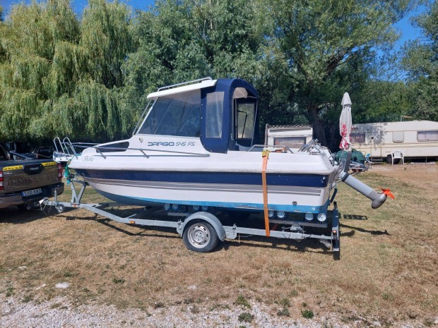 Drago 545-FS típusú elektromos horgászhajó