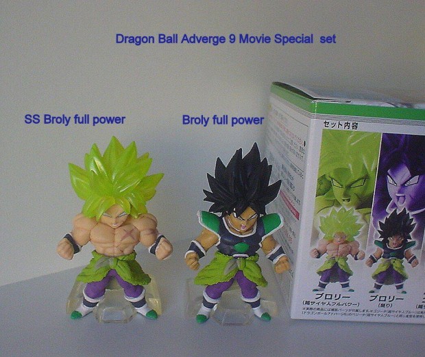 Dragon Ball Adverge9 Movie Special Broly set