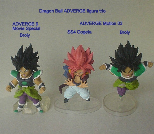 Dragon Ball Adverge figura trio