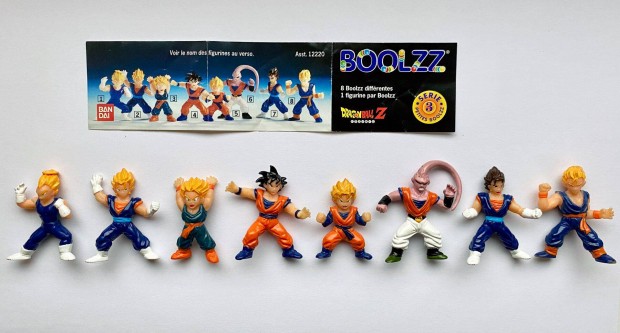 Dragon Ball Boolzz figurk - Teljes szett Serie 3