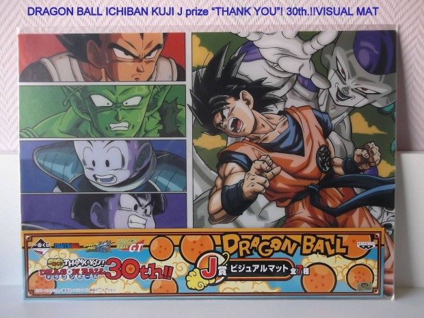 Dragon Ball Ichiban Kuji 30th.anniversary Visual mat Ritka