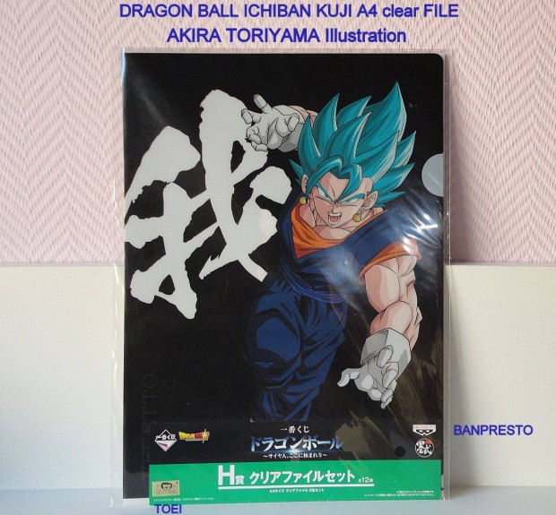 Dragon Ball Ichiban Kuji Akira Toriyama Illustration A4 File