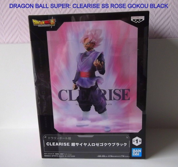 Dragon Ball Super:Clearise SS Rose Black Gokou figura
