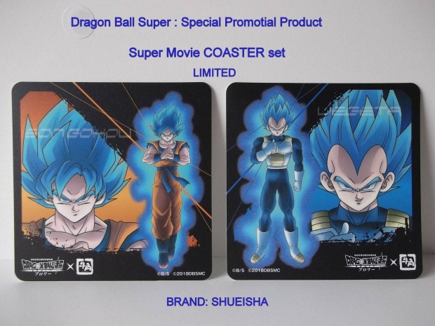 Dragon Ball Super Promocios Limitalt kiadasu Coaster set
