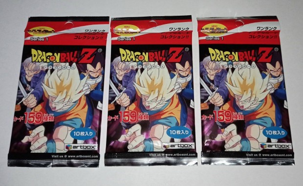 Dragon Ball Z Hero Collection Series 1 bontatlan krtya csomagok