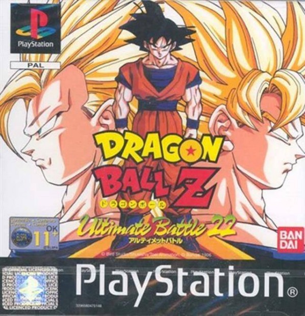 Dragon Ball Z Ultimate Battle 22, Boxed eredeti Playstation 1 jtk