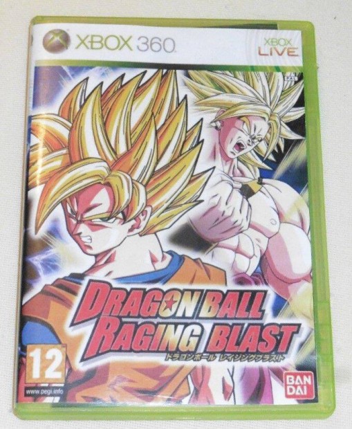 Dragon Ball - Raging Blast (verekeds) Gyri Xbox 360 Jtk akr fl